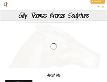 Tablet Screenshot of gillythomas-sculpture.com